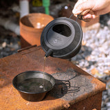 Maxbell Silicone Lid for Camping Bowl Lightweight Reusable Tableware Utensil Pot Lid Black