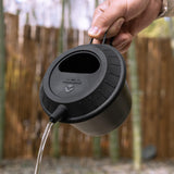 Maxbell Silicone Lid for Camping Bowl Lightweight Reusable Tableware Utensil Pot Lid Black