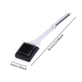 Maxbell Grill Brush and Scraping Tool Comfortable Grip Wire BBQ Grill Cleaning Brush 35.5cmx6cm
