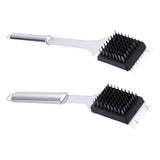 Maxbell Grill Brush and Scraping Tool Comfortable Grip Wire BBQ Grill Cleaning Brush 35.5cmx6cm