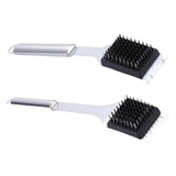 Maxbell Grill Brush and Scraping Tool Comfortable Grip Wire BBQ Grill Cleaning Brush 35.5cmx6cm