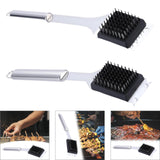 Maxbell Grill Brush and Scraping Tool Comfortable Grip Wire BBQ Grill Cleaning Brush 35.5cmx6cm