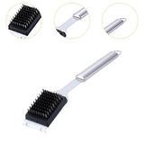 Maxbell Grill Brush and Scraping Tool Comfortable Grip Wire BBQ Grill Cleaning Brush 42cmx6.4cm