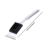 Maxbell Grill Brush and Scraping Tool Comfortable Grip Wire BBQ Grill Cleaning Brush 42cmx6.4cm