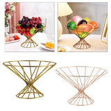 Maxbell Fruit Basket for Kitchen Modern Home Decor Basket for Container Snack Holder Copper