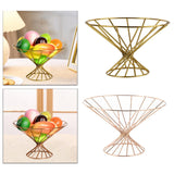 Maxbell Fruit Basket for Kitchen Modern Home Decor Basket for Container Snack Holder Copper