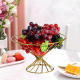 Maxbell Fruit Basket for Kitchen Modern Home Decor Basket for Container Snack Holder Copper
