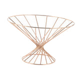 Maxbell Fruit Basket for Kitchen Modern Home Decor Basket for Container Snack Holder Gold