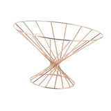 Maxbell Fruit Basket for Kitchen Modern Home Decor Basket for Container Snack Holder Gold