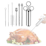 Maxbell Marinade Injector Professional Roast Juice Syringe for Beef Barbecue Chicken