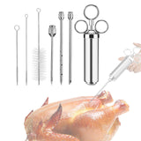 Maxbell Marinade Injector Professional Roast Juice Syringe for Beef Barbecue Chicken