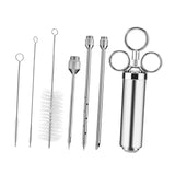 Maxbell Marinade Injector Professional Roast Juice Syringe for Beef Barbecue Chicken
