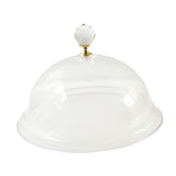 Maxbell Acrylic Food Cover Lightweight Round Insulated Lid for Cooking Party Kitchen 21cmx21cmx12cm