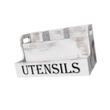 Maxbell Wooden Utensil Holder Kitchen Decor Utensil Organizer for Jars Spoon Cutlery