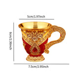 Maxbell Vintage Medieval Goblet Zinc Alloy Wine Glass for Parties Gatherings Dinners
