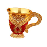Maxbell Vintage Medieval Goblet Zinc Alloy Wine Glass for Parties Gatherings Dinners