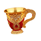 Maxbell Vintage Medieval Goblet Zinc Alloy Wine Glass for Parties Gatherings Dinners