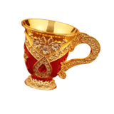 Maxbell Vintage Medieval Goblet Zinc Alloy Wine Glass for Parties Gatherings Dinners