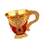 Maxbell Vintage Medieval Goblet Zinc Alloy Wine Glass for Parties Gatherings Dinners