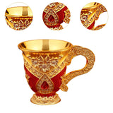 Maxbell Vintage Medieval Goblet Zinc Alloy Wine Glass for Parties Gatherings Dinners