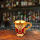 Maxbell Vintage Medieval Goblet Zinc Alloy Wine Glass for Parties Gatherings Dinners