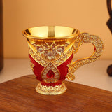 Maxbell Vintage Medieval Goblet Zinc Alloy Wine Glass for Parties Gatherings Dinners