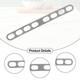 Maxbell Lid Latch for Crock Band Silicone Lid Latch Strap for Casserole Dish Pan Gray