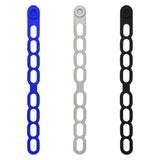 Maxbell Latch Strap Box Fixer Reliable Silicone Tie for Lunch Box Barbeque Pots Blue