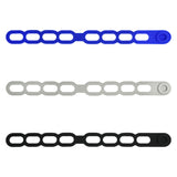 Maxbell Latch Strap Box Fixer Reliable Silicone Tie for Lunch Box Barbeque Pots Blue