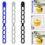Maxbell Latch Strap Box Fixer Reliable Silicone Tie for Lunch Box Barbeque Pots Blue