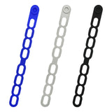 Maxbell Latch Strap Box Fixer Reliable Silicone Tie for Lunch Box Barbeque Pots Blue