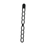 Maxbell Latch Strap Box Fixer Reliable Silicone Tie for Lunch Box Barbeque Pots Black