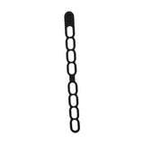 Maxbell Latch Strap Box Fixer Reliable Silicone Tie for Lunch Box Barbeque Pots Black