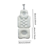 Maxbell Full Body Bath Pillow Polyester Back Support Waterproof Sturdy Shower Pillow White