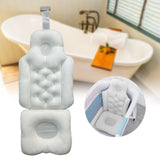 Maxbell Full Body Bath Pillow Polyester Back Support Waterproof Sturdy Shower Pillow White