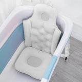 Maxbell Full Body Bath Pillow Polyester Back Support Waterproof Sturdy Shower Pillow White