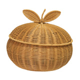 Maxbell Storage Basket with Lid Food Storage Bin for Desk Bedroom Kitchen Countertop