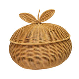Maxbell Storage Basket with Lid Food Storage Bin for Desk Bedroom Kitchen Countertop
