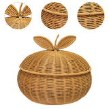 Maxbell Storage Basket with Lid Food Storage Bin for Desk Bedroom Kitchen Countertop