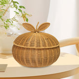 Maxbell Storage Basket with Lid Food Storage Bin for Desk Bedroom Kitchen Countertop