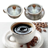 Maxbell Stainless Steel Coffee Cup with Lid Set Lightweight 300ml Picnic Restaurants With Lid