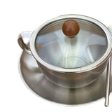 Maxbell Stainless Steel Coffee Cup with Lid Set Lightweight 300ml Picnic Restaurants Full Set