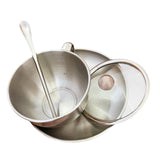 Maxbell Stainless Steel Coffee Cup with Lid Set Lightweight 300ml Picnic Restaurants Full Set