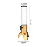 Maxbell Beer Keg Dispenser Countertop Tea Water Dispenser for Pub BBQ Party Supplies 1.5L