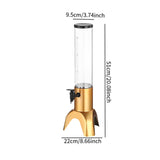 Maxbell Beer Keg Dispenser Countertop Tea Water Dispenser for Pub BBQ Party Supplies 1.5L