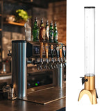 Maxbell Beer Keg Dispenser Countertop Tea Water Dispenser for Pub BBQ Party Supplies 3L