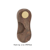 Maxbell Knife Handle Replacement Wooden for Bagels Slicing Homemade Bread Sandwiches Black Walnut