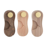 Maxbell Knife Handle Replacement Wooden for Bagels Slicing Homemade Bread Sandwiches Black Walnut