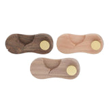 Maxbell Knife Handle Replacement Wooden for Bagels Slicing Homemade Bread Sandwiches Black Walnut
