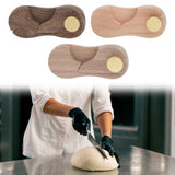 Maxbell Knife Handle Replacement Wooden for Bagels Slicing Homemade Bread Sandwiches Black Walnut